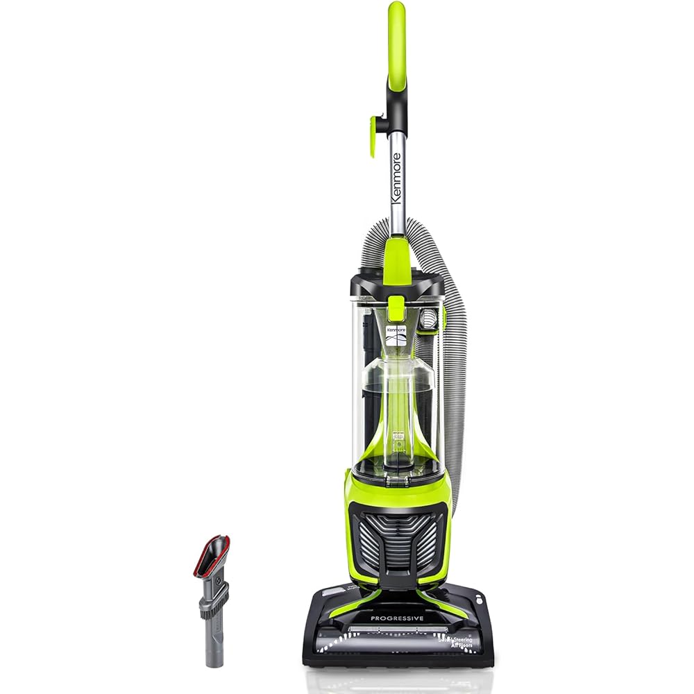 - Kenmore DU2001 Bagless Upright Vacuum Carpet Cleaner with 2-Motor System, XL Dust Cup, 3-in-1 Combination Tool