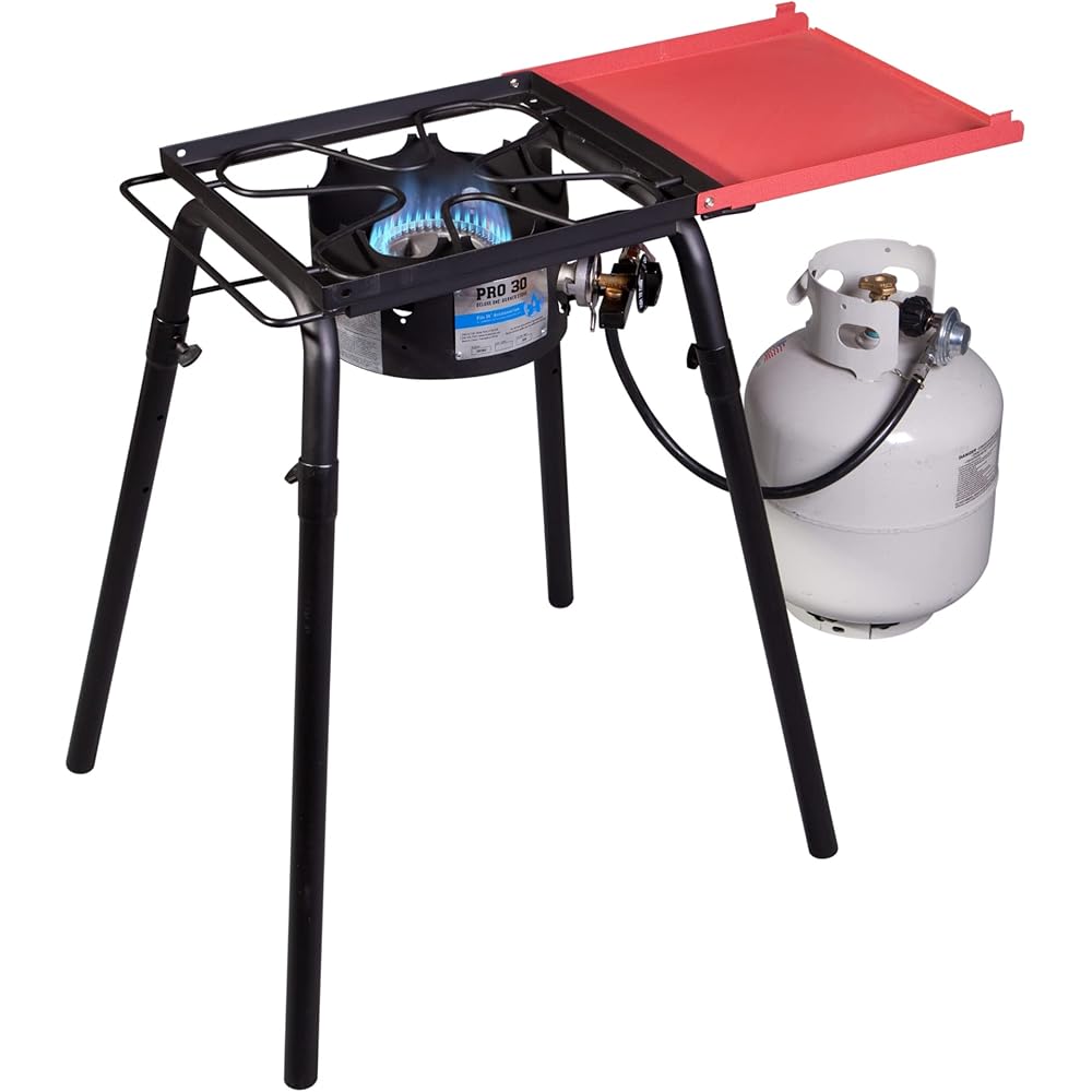 Camp Chef Camp Chef Pro 30 Single Stove - 1-Burner Camp Stove - Ultra Portable Gas Stove for Outdoor & Camping Gear - 231 Sq In Cooking Area : Sports & Outdoors