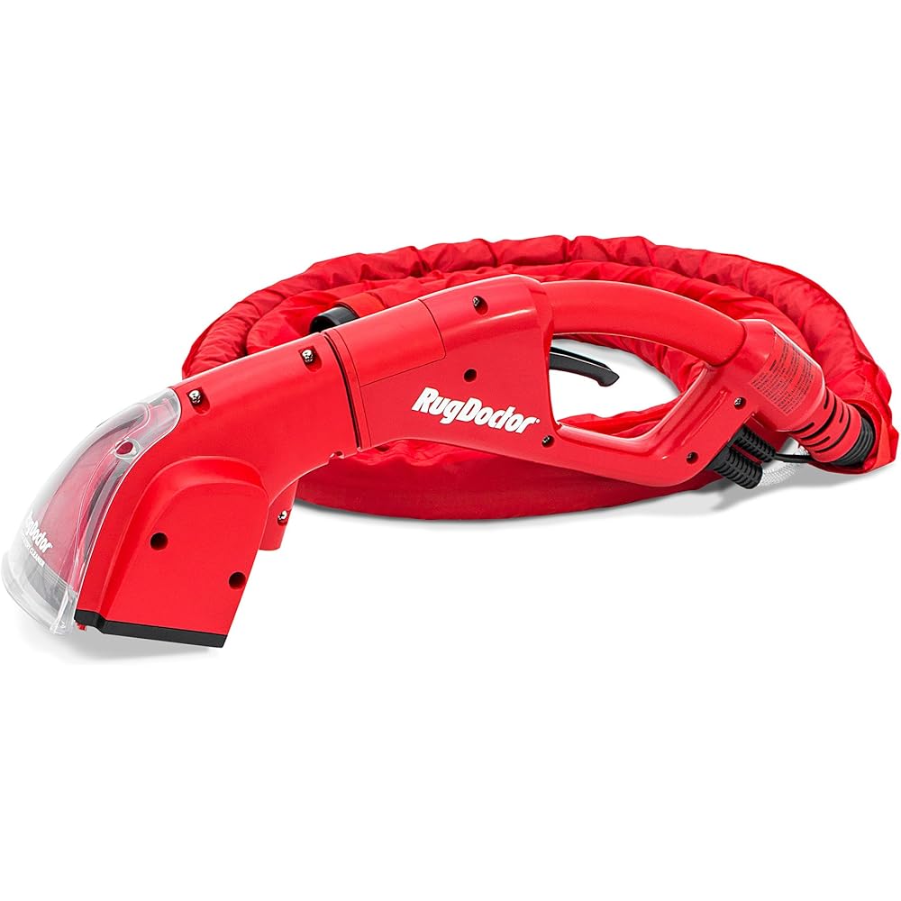 - Rug Doctor Pro Motorized Upholstery Tool Attachment For Pro Deep Commercial Carpet Cleaning Machine – Dual Action Motorized Brush with Strong Suction Removes Stains, Soils & Lingering Odors,Red