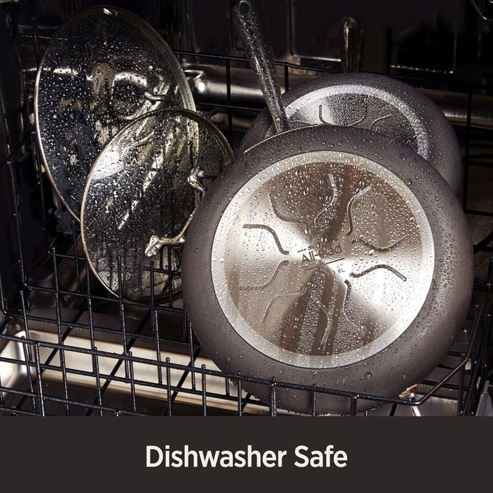 All-Clad HA1 Hard Anodized Nonstick Stockpot 4 Quart Induction Oven Broiler Safe 500F, Lid Safe 350F Pots and Pans, Cookware Black: Home & Kitchen