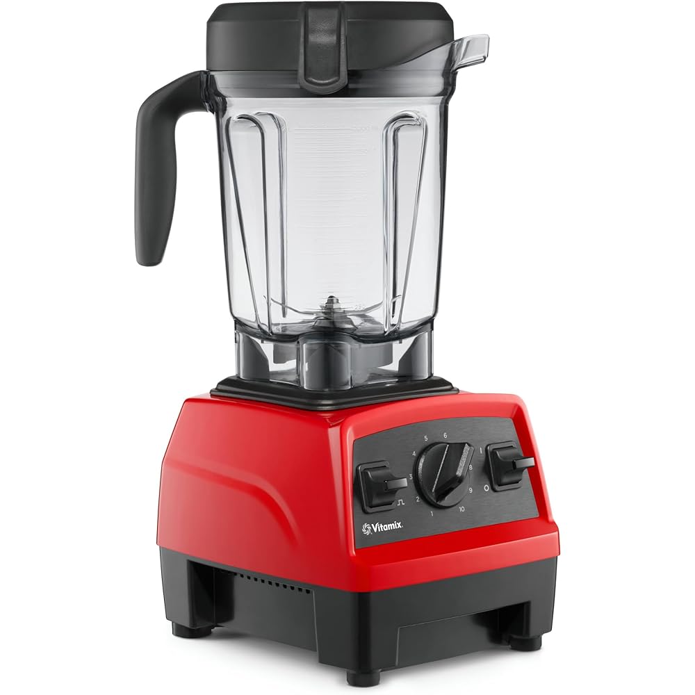 Vitamix Explorian Blender, Professional-Grade, 64 oz. Low-Profile Container, Red (Renewed Premium): Home & Kitchen