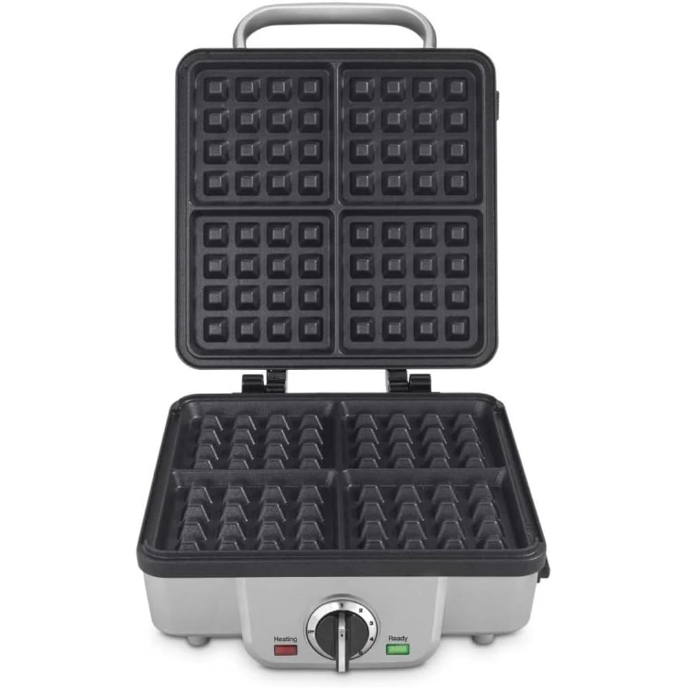 Cuisinart WAF-300P1 Belgian Waffle Maker with Pancake Plates, Brushed Stainless: Electric Waffle Irons: Home & Kitchen