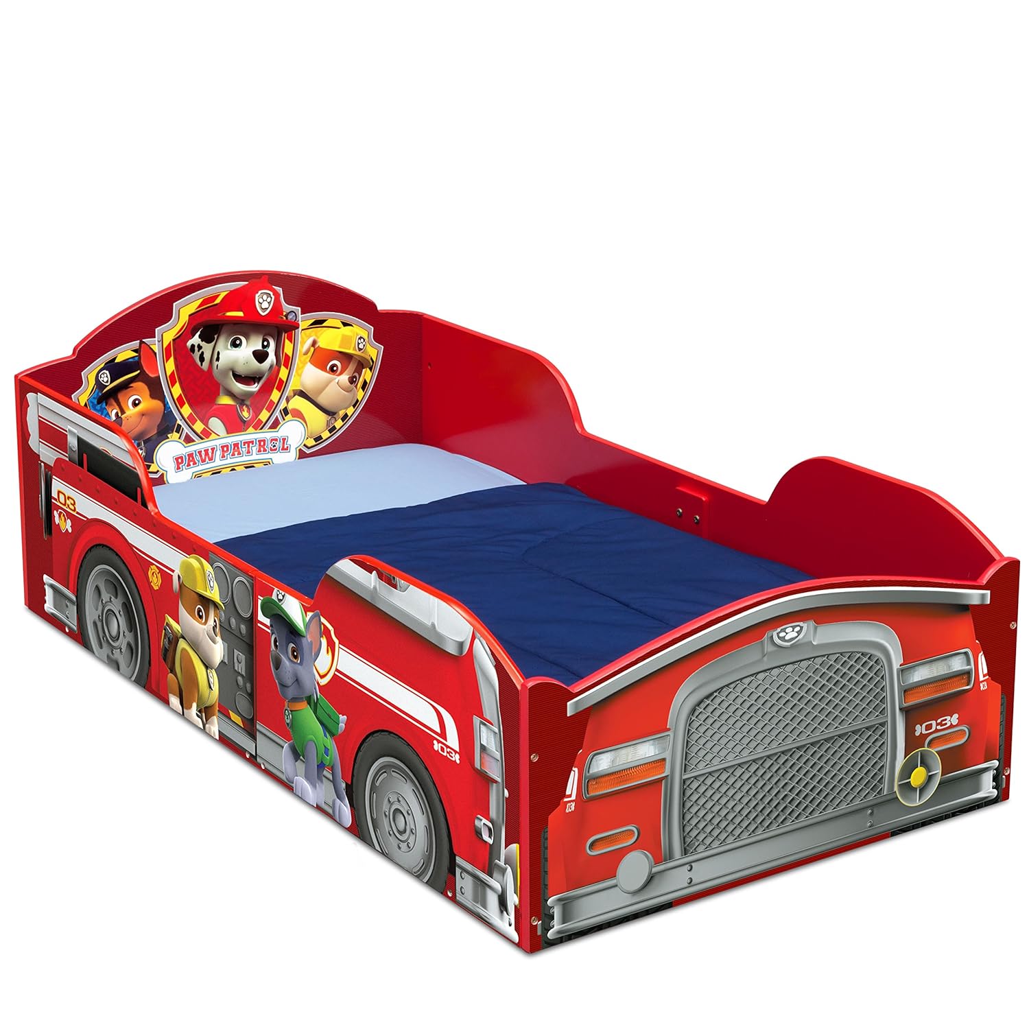 : Delta Children Wood Toddler Bed - Greenguard Gold Certified, Nick Jr. PAW Patrol : Baby