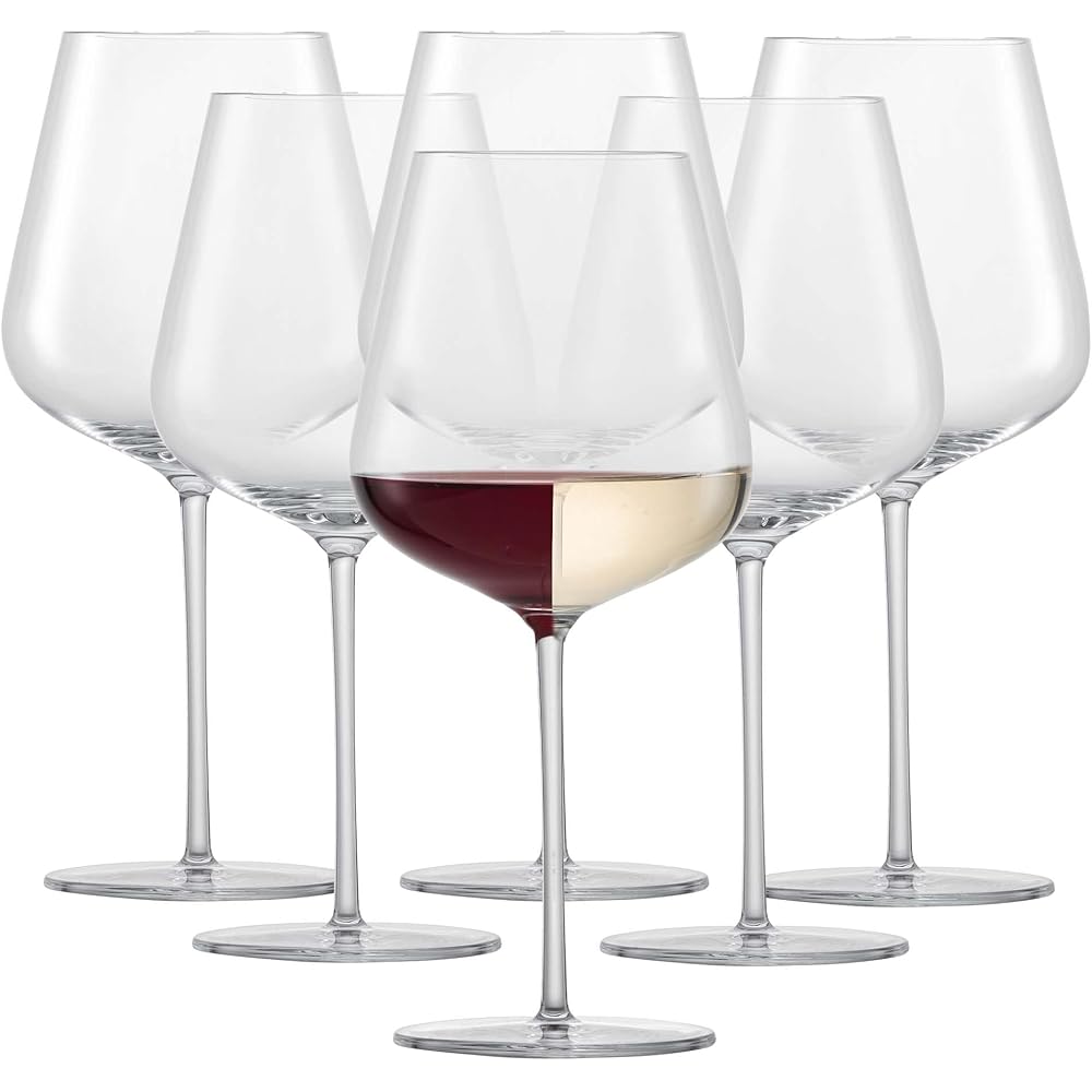 | Zwiesel Glas Vervino Allround Glass (Set of 6), Wine Glasses for Red, White and Sparkling Wine, Dishwasher-Safe Tritan Crystal Glasses, Made in Germany (23 Ounce): Wine Glasses