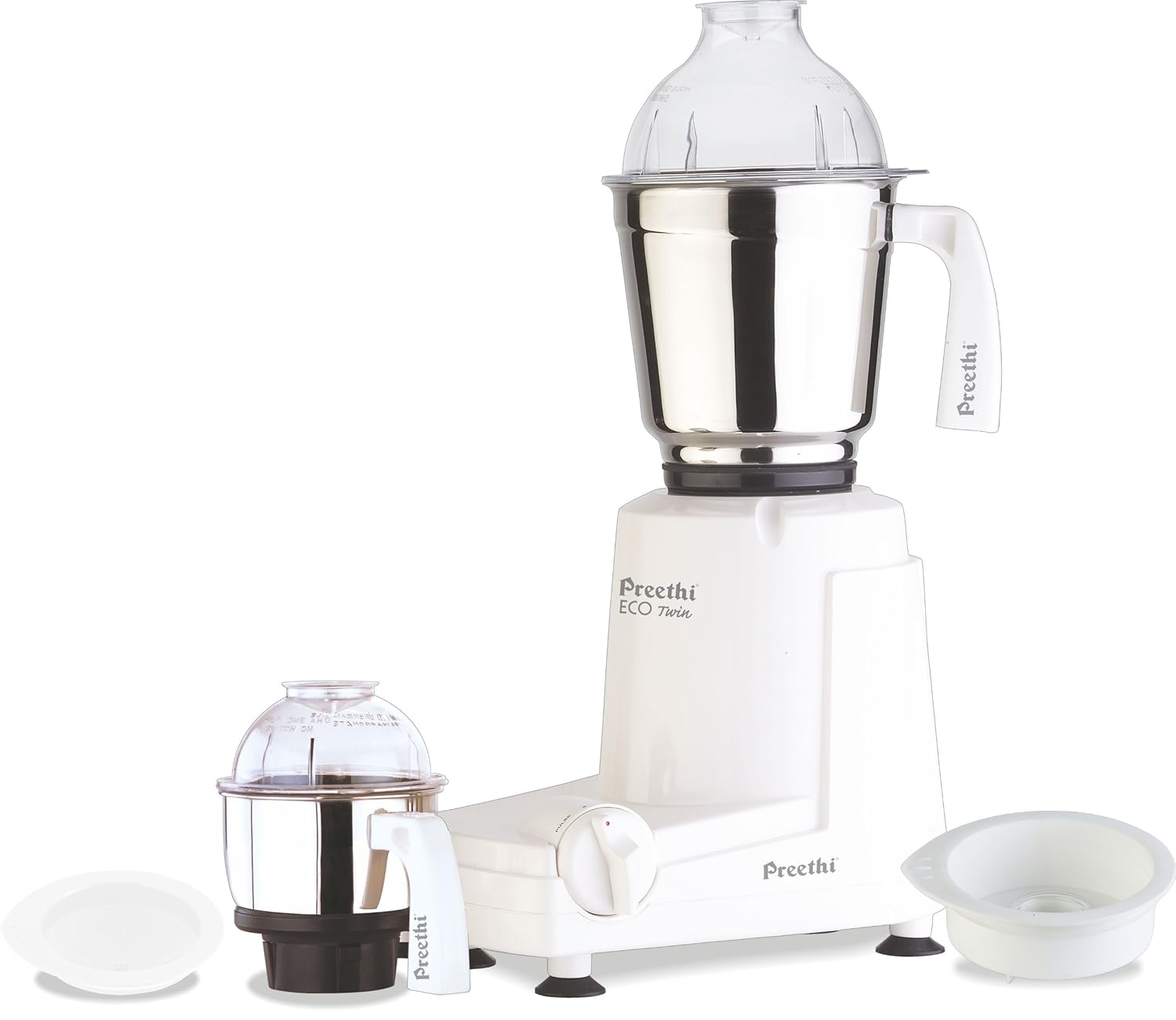 Preethi Eco Twin Jar Mixer Grinder, 550-Watt: Electric Food Grinders: Home & Kitchen