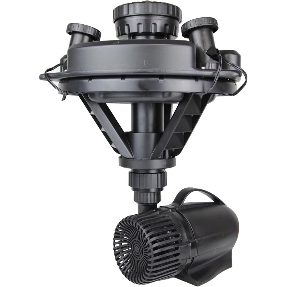 Pond Boss DFTN12003L Floating Fountain With Lights, 50 Foot Power Cord, 1/4 hp : Pond Boss: Patio, Lawn & Garden