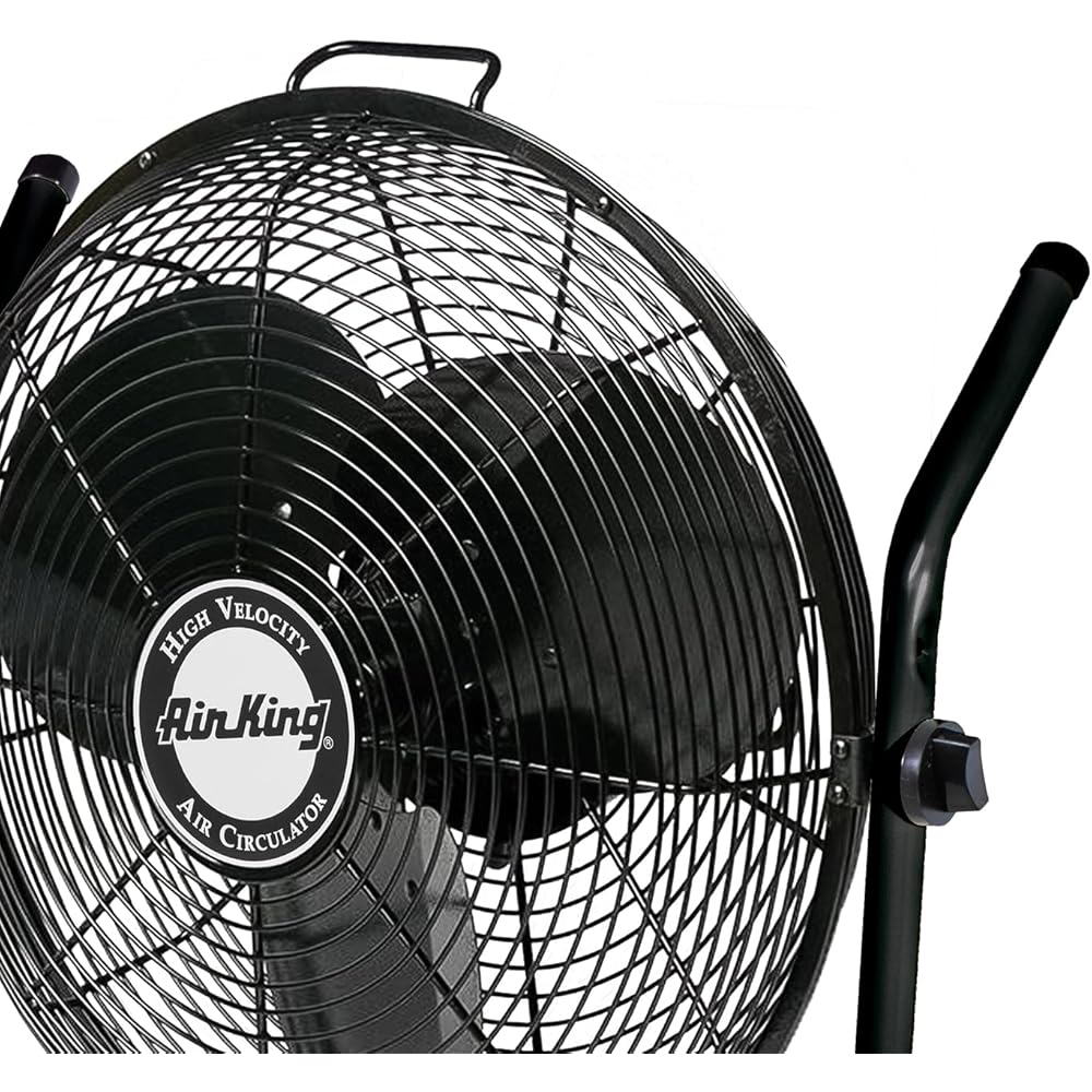 Air King 9219 18-Inch Industrial Grade High Velocity Roll-About Stand with Fan,Black : Home & Kitchen