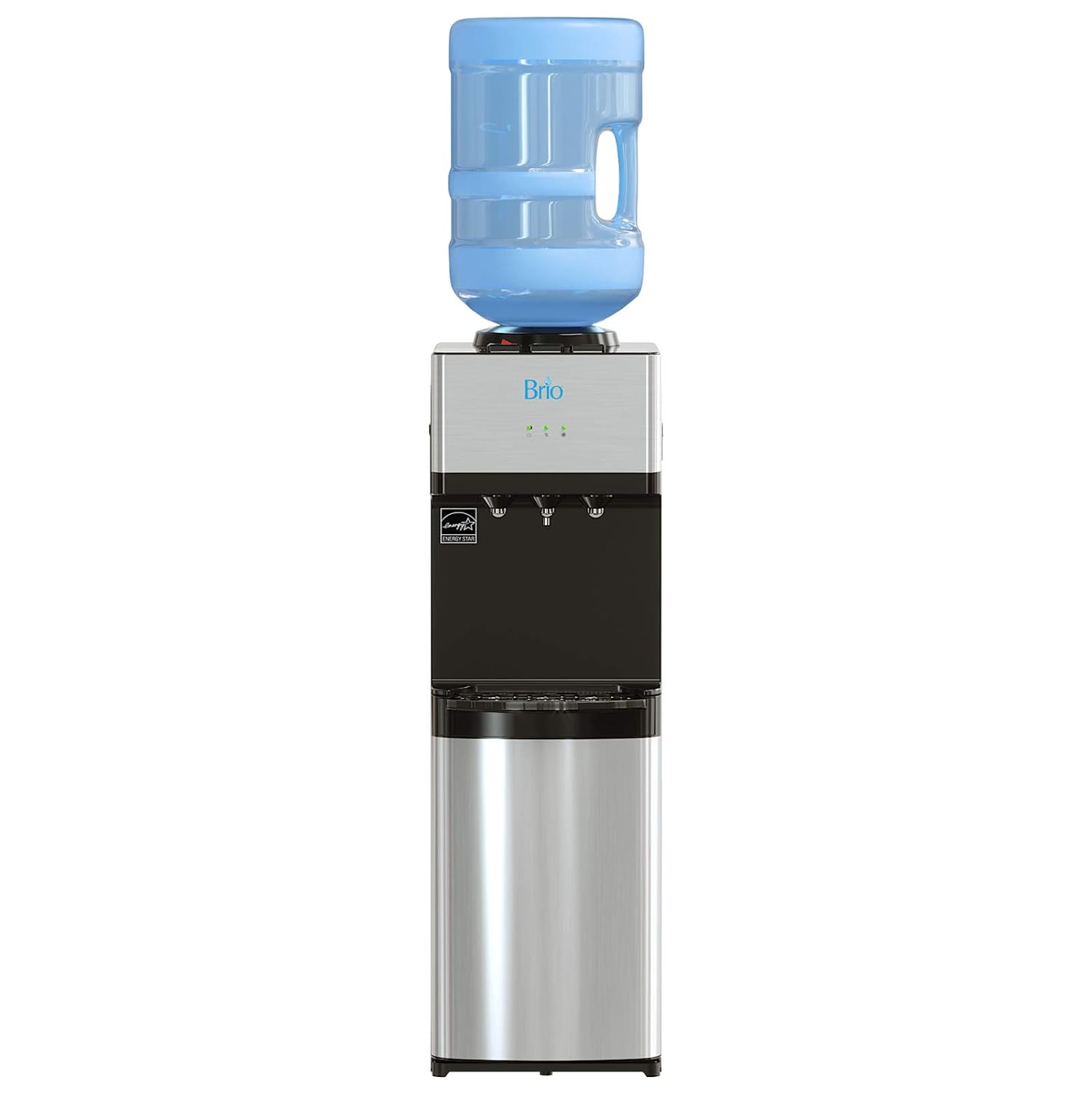 Brio Limited Edition Top Loading Water Cooler Dispenser - Hot & Cold Water, Child Safety Lock, Holds 3 or 5 Gallon Bottles - UL/Energy Star Approved : Home & Kitchen
