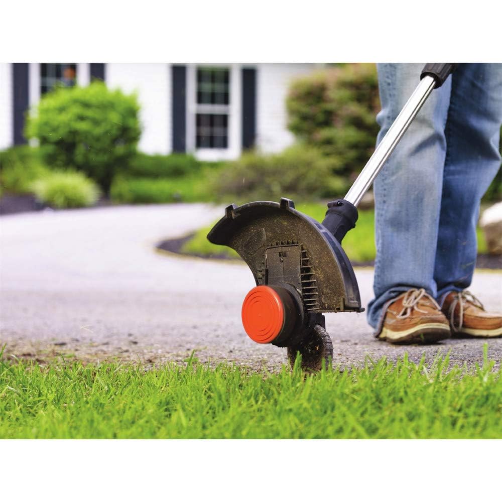 BLACK+DECKER 20V MAX Cordless String Trimmer and Edger with Spool, Battery and Charger Included, 2 Speed, 12 Inch (LST522) : Patio, Lawn & Garden