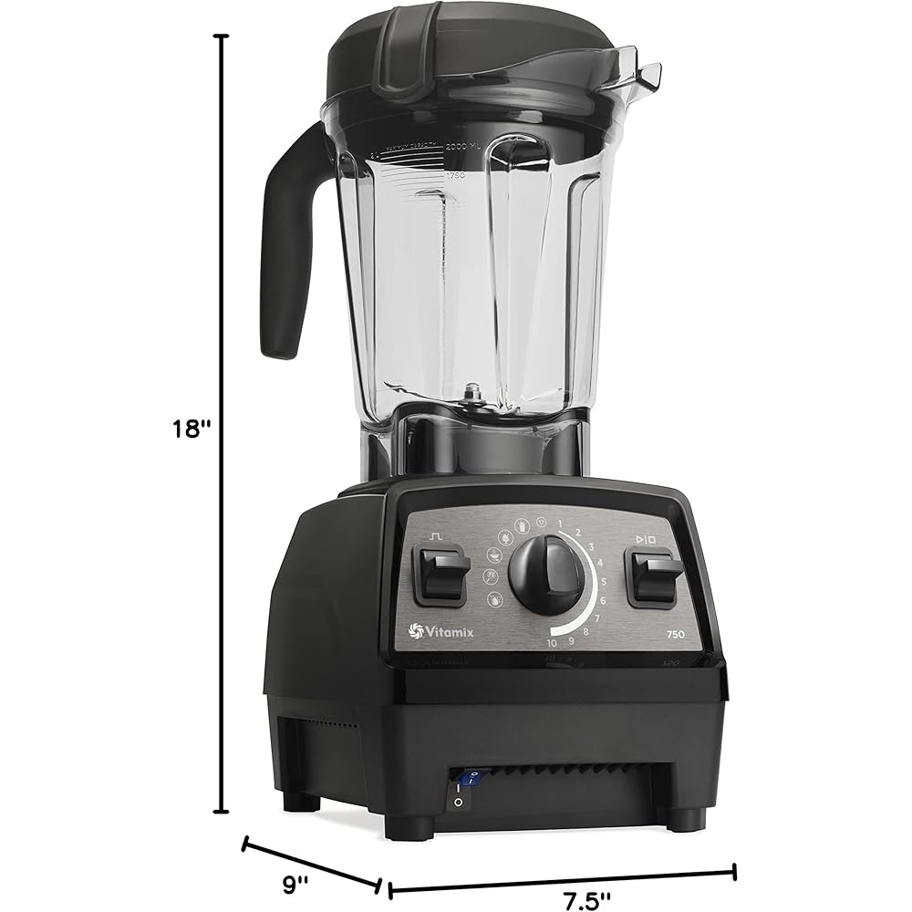 Vitamix Propel Series 750 Blender, Professional Grade Blender, 4 Presets + Self-Cleaning, Smoothie, Frozen Dessert, Soups and Dips, 64-oz Pitcher, Black: Home & Kitchen