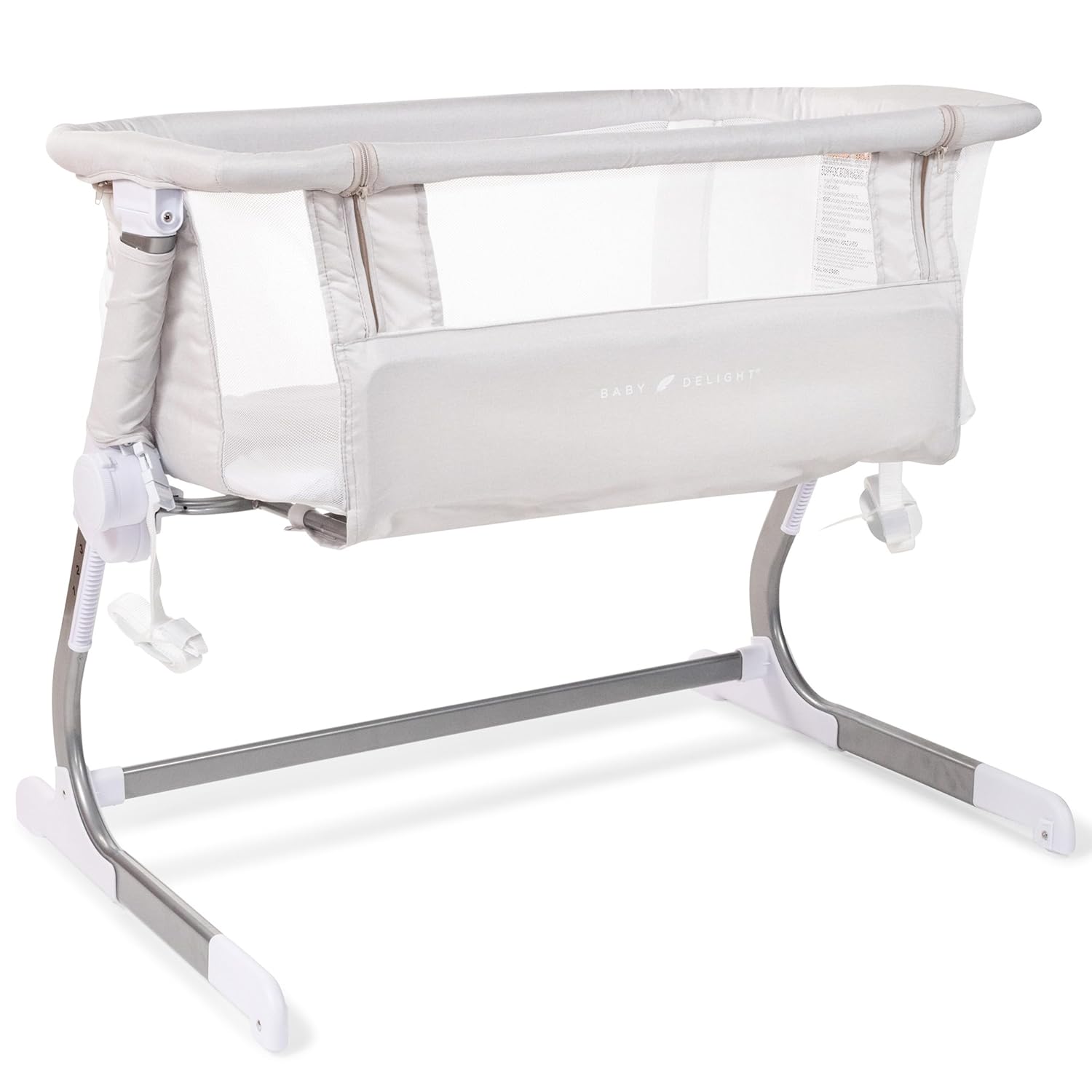 Baby Delight Beside Me Dreamer Bassinet | Bedside Sleeper | 6-Position Height Adjustment | Driftwood Grey : Baby