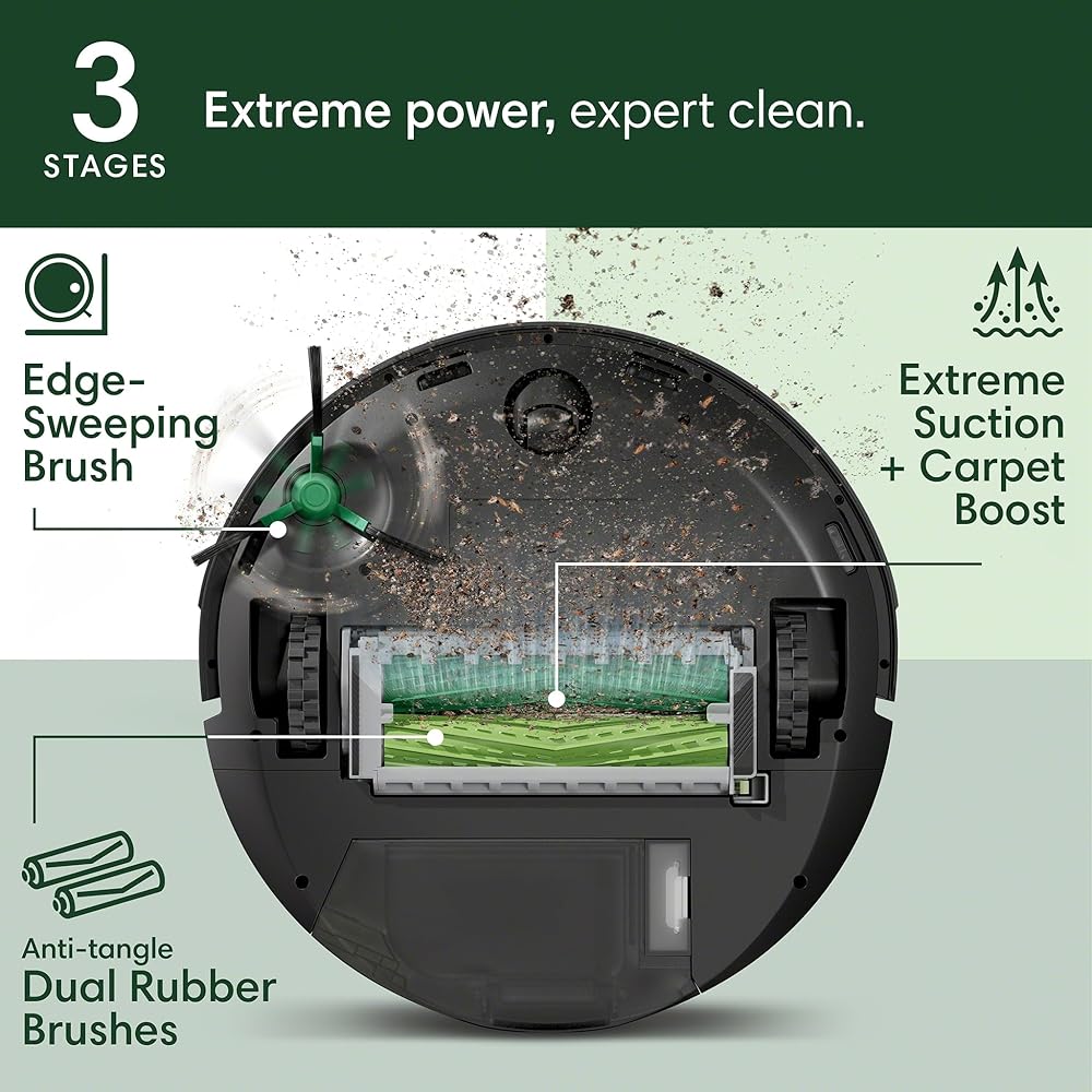 - iRobot Roomba Plus 504 Vac Robot Vacuum with AutoEmpty Dock - Amazon Exclusive, Superior Power-Lifting Suction, Advanced AI Navigation, Anti-Tangle, Self-Empties for 75 Days, Avoids Obstacles, LiDAR