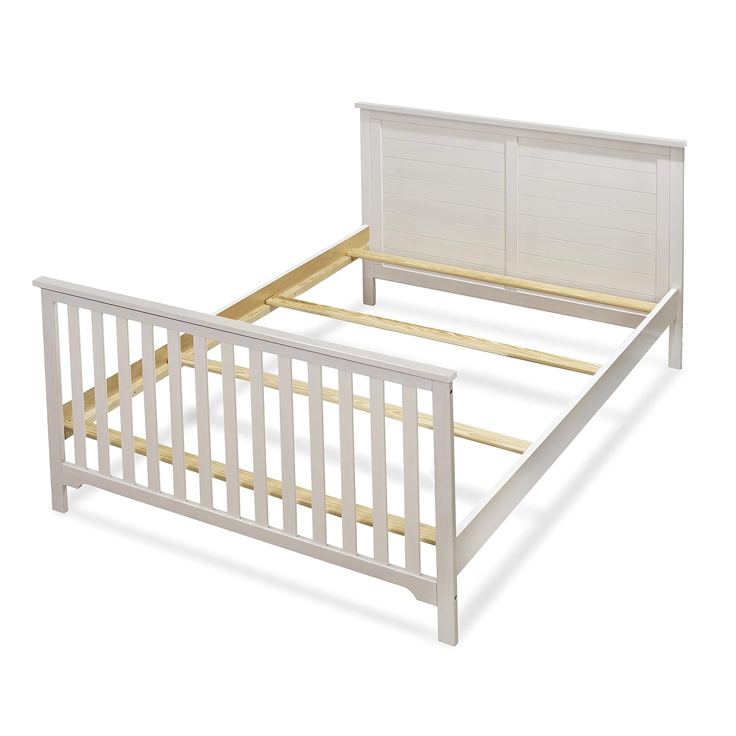 : Sorelle Furniture Farmhouse 3-Piece Nursery Set with 4-in-1 Convertible Crib, 4-Drawer Dresser, and Changing Table with Shelves, Baby Furniture Made of Wood, Non-Toxic Finish-Weathered White : Baby