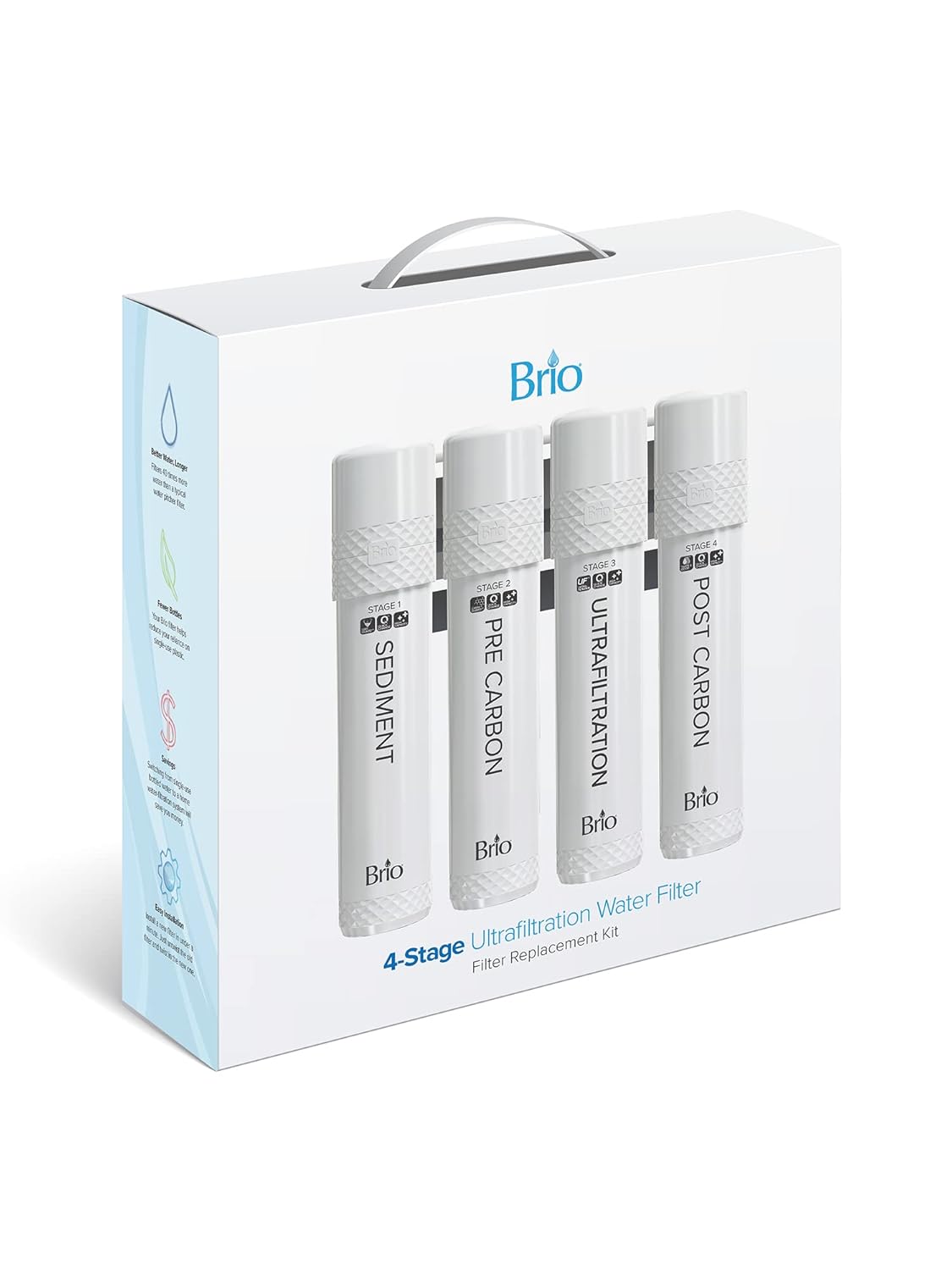 Brio 4-Stage Filter Replacement Kit for Brio 4-Stage Ultrafiltration Water Cooler Dispensers : Tools & Home Improvement