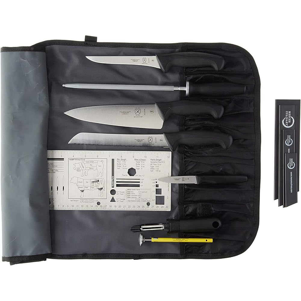 Mercer Culinary Partners in Education 13-Piece Millennia Culinary School Kit,Black: Kitchen Tool Sets: Home & Kitchen