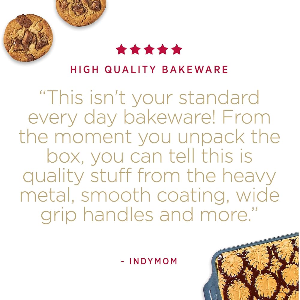 All-Clad Pro-Release Nonstick Bakeware Set 10 Piece Oven Safe 450F Half Sheet, Cookie Sheet, Muffin Pan, Cooling & Baking Rack, Round Cake Pan, Loaf Pan, Baking Pan Grey: Home & Kitchen