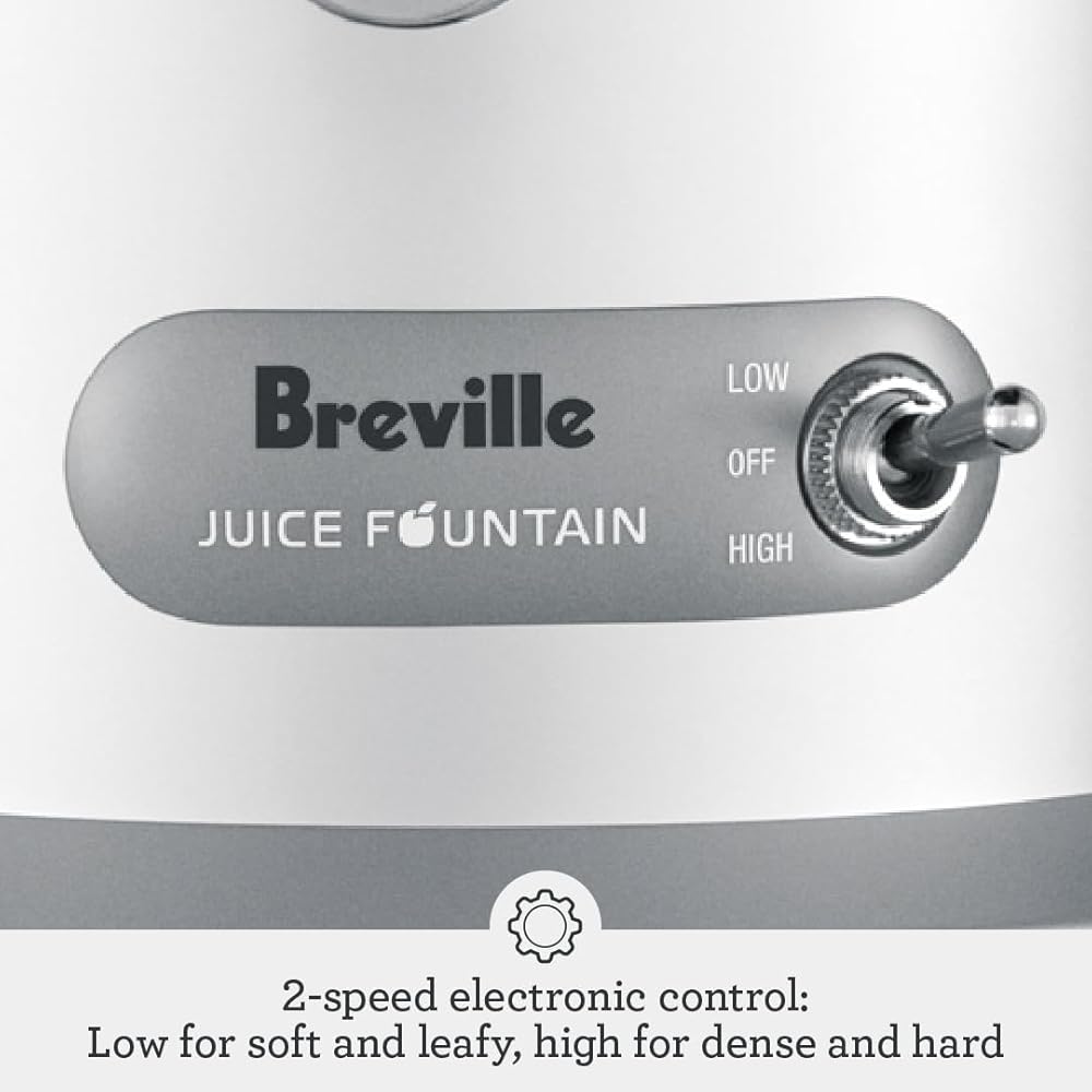 Breville Juice Fountain Plus JE98XL, Silver: Electric Centrifugal Juicers: Home & Kitchen