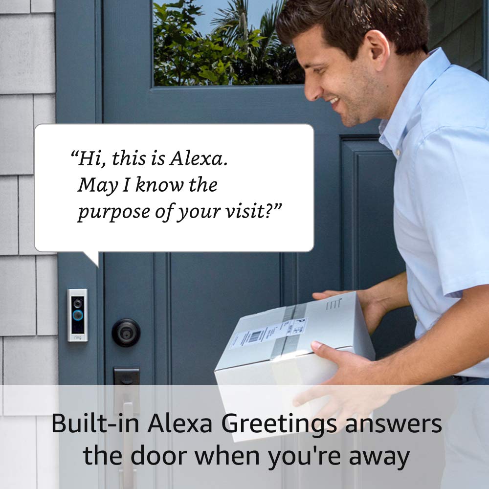 Like-New Ring Wired Doorbell Plus (Video Doorbell Pro) – Upgraded, with added security features and a sleek design (existing doorbell wiring required) : Tools & Home Improvement