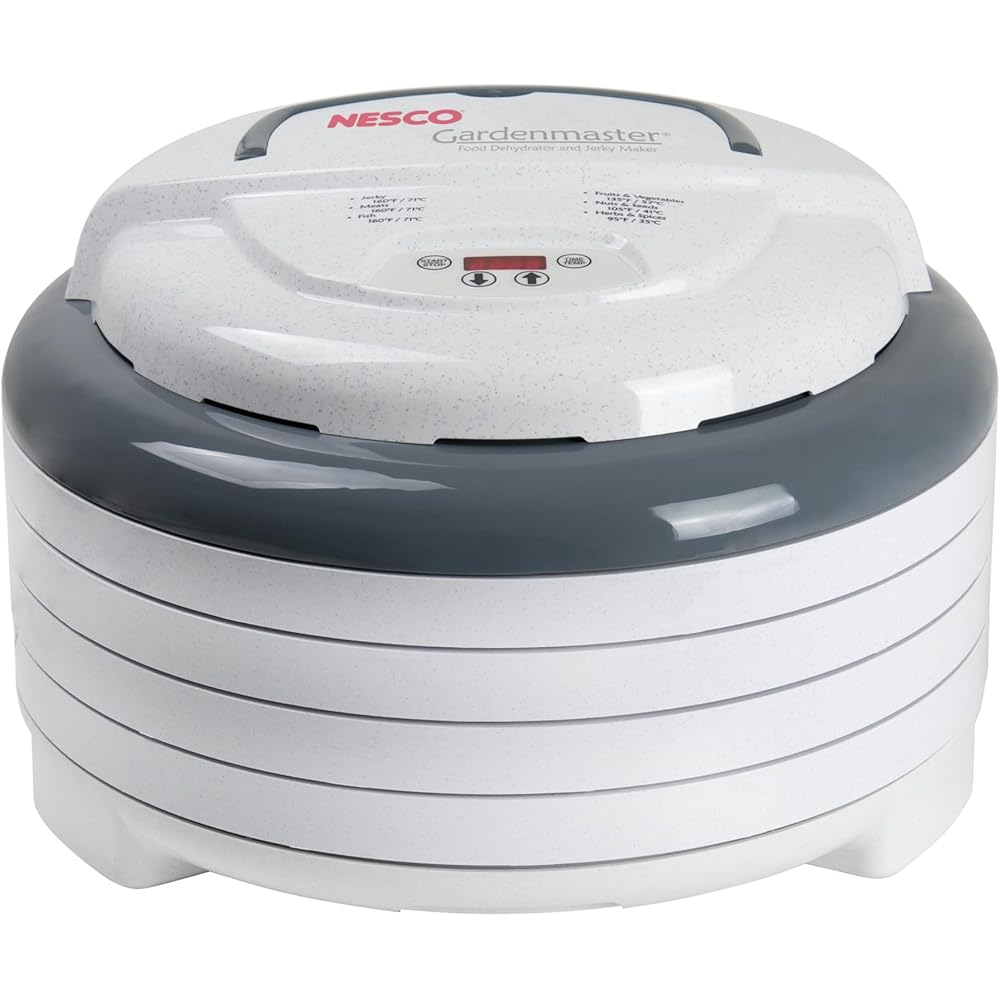 NESCO Gardenmaster Digital Pro Food dehydrator, 4 Trays, White: Home & Kitchen