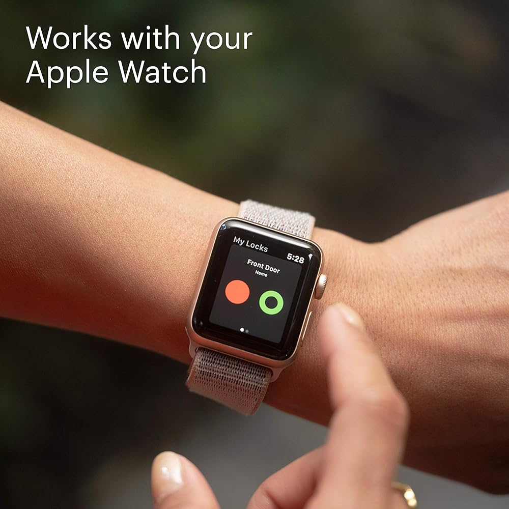 August Home, Silver Wi-Fi Connected Smart Keyless Entry Door Lock, Electronic Door Lock Fits Your Existing Deadbolt in Minutes,  AUG-SL05-M01-S01 -