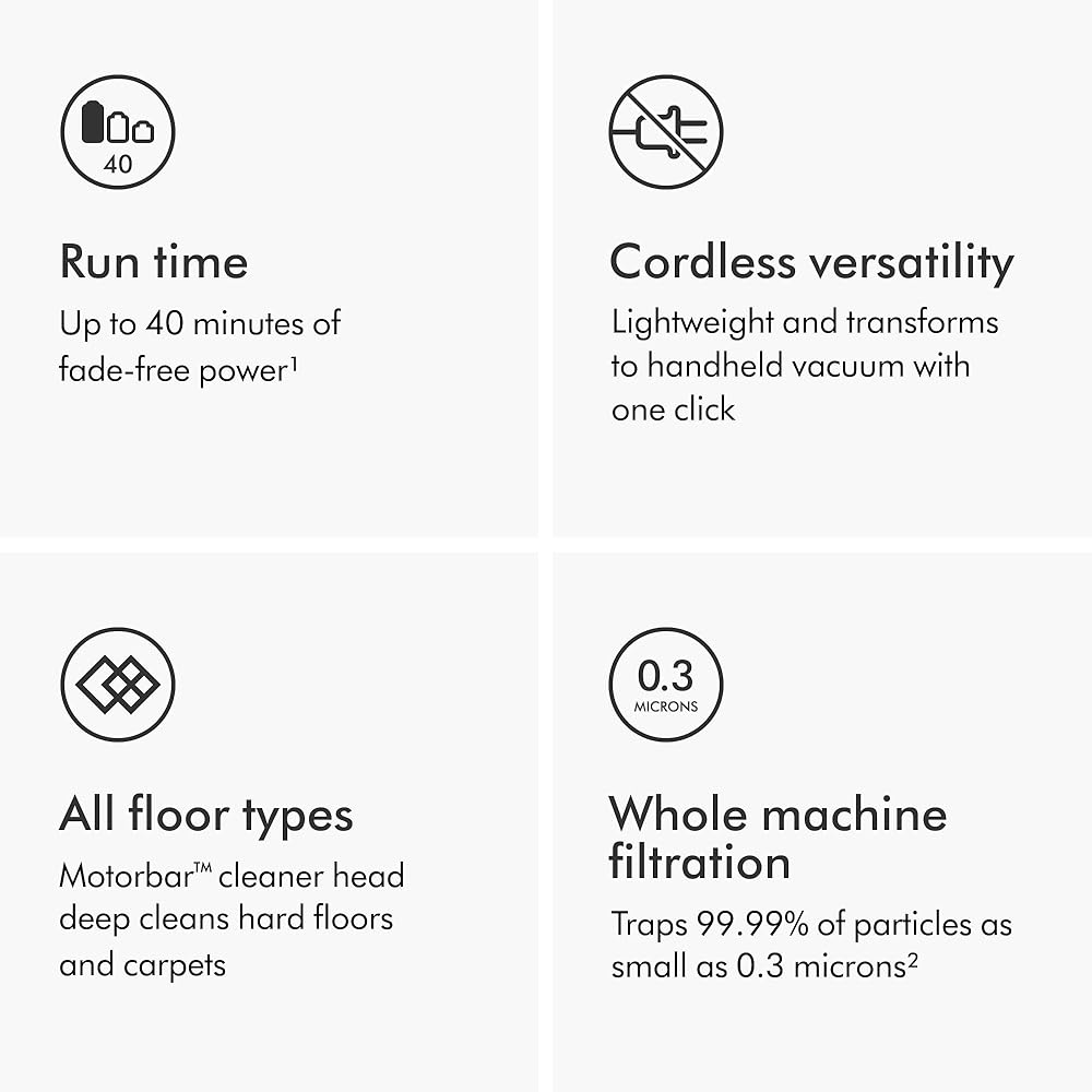 Dyson V8 Plus Cordless Vacuum, Silver/Nickel : Home & Kitchen
