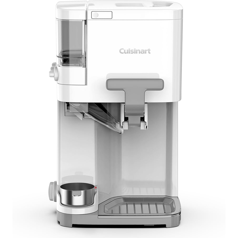 Cuisinart Soft Serve Ice Cream Machine- Mix It In Ice Cream Maker for Frozen Yogurt, Sorbet, Gelato, Drinks 1.5 Quart, White, ICE-48: Home & Kitchen
