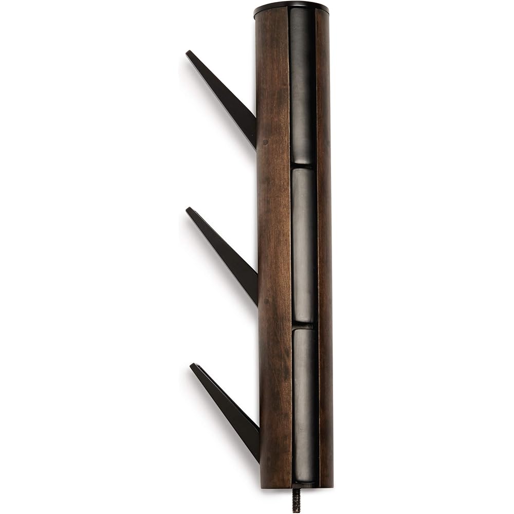 Umbra Flapper Coat Rack, Clothing Hanger, Umbrella Holder, and Hat Organizer, Great for Entryway, Black/Walnut (320361-048) : Home & Kitchen
