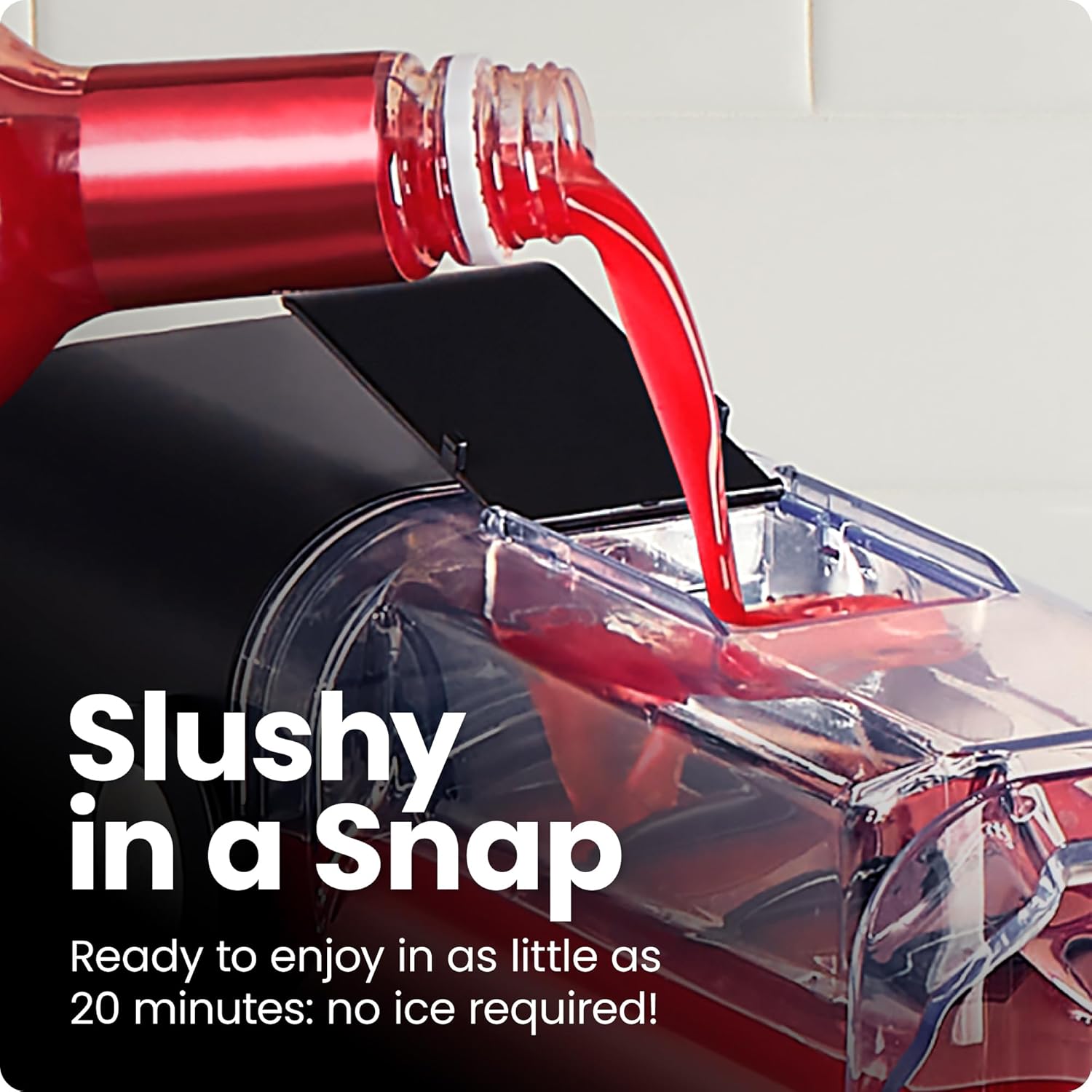 Iceman Slush-Ease Slushie Machine, Frozen Drink Maker & Slushy Machine with 5 Presets + Custom Option, Easy-Dispensing Lever for Frozen Margaritas, Frappes, and Slushies - Black : Industrial & Scientific