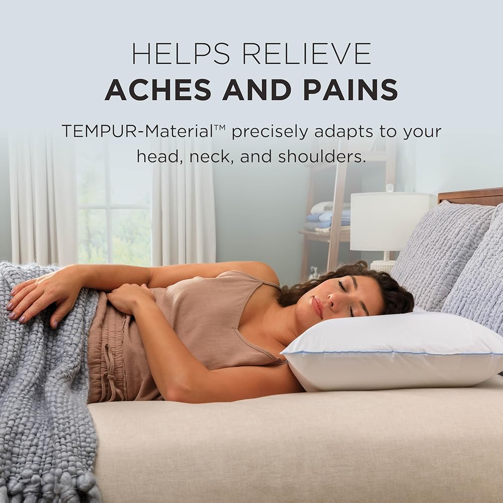 Tempur-Pedic TEMPUR-Cloud Dual Cooling Pillow, Queen, White : Home & Kitchen