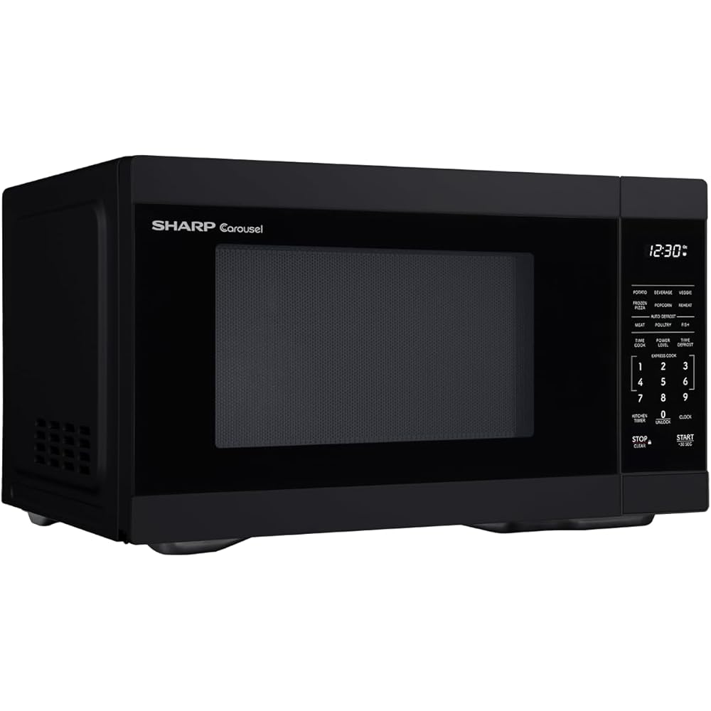 SHARP Countertop Microwave Oven with Removable 12.4