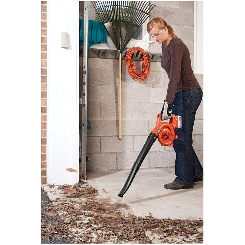 : BLACK+DECKER 40V MAX Cordless Battery Operated Leaf Blower, Hard Surface Sweeper, Variable Speed Up to 120 MPH, Battery and Charger Included (LSW36) : Lawn And Garden Blower Vacs : Home & Kitchen