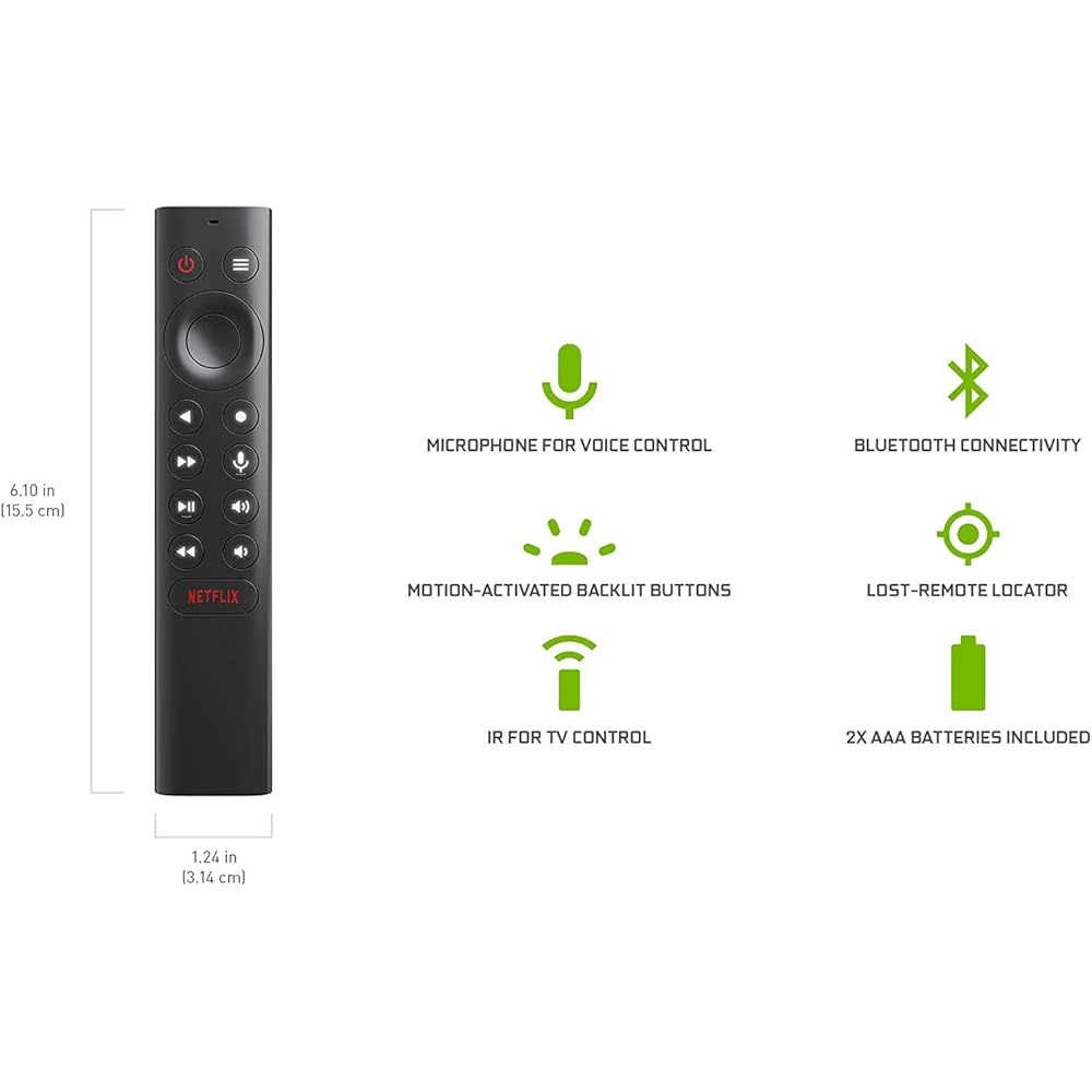 NVIDIA SHIELD Android TV Pro Streaming Media Player; 4K HDR movies, live sports, Dolby Vision-Atmos, AI-enhanced upscaling, GeForce NOW cloud gaming, Google Assistant Built-In, Works with Alexa : Electronics