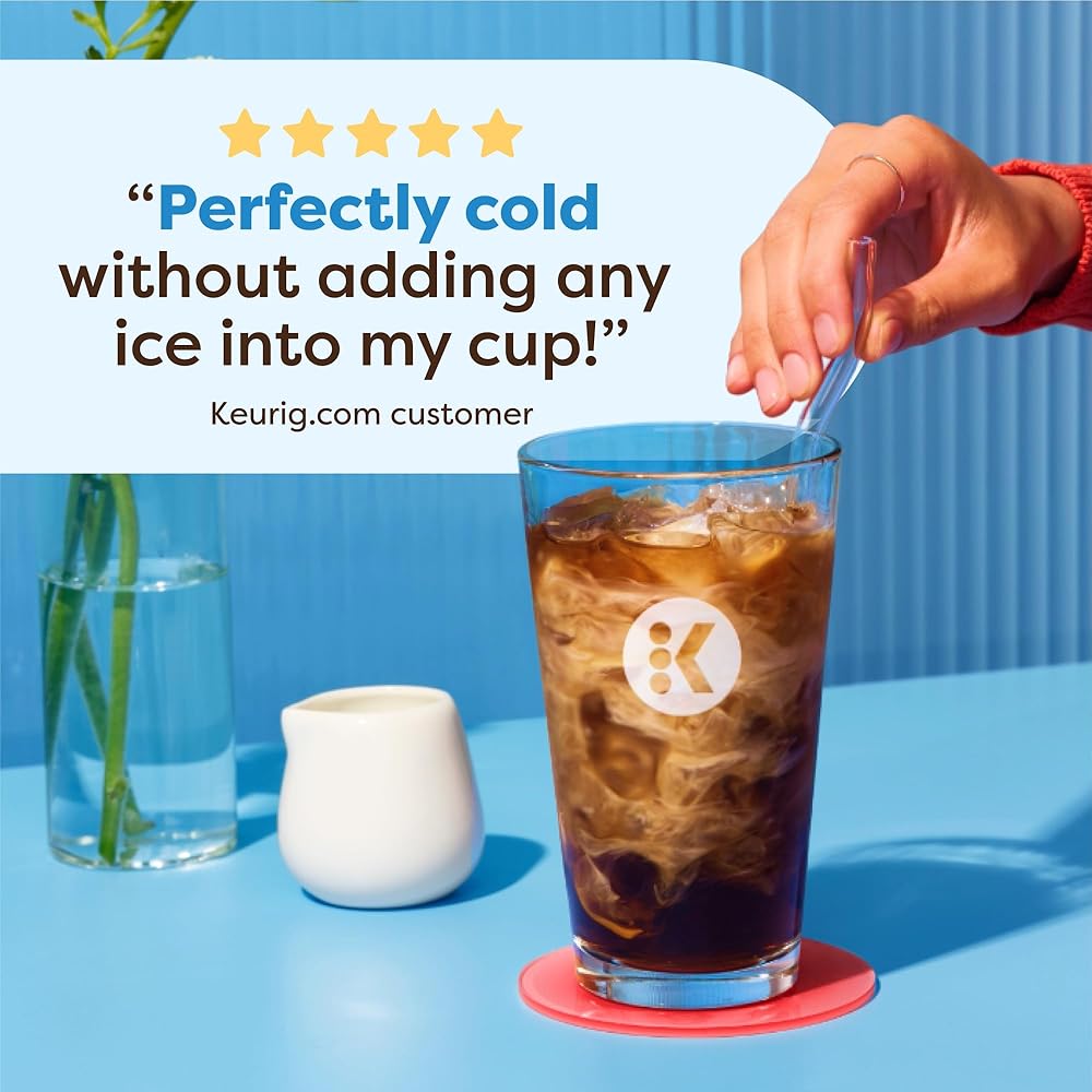 Keurig K-Brew+Chill Iced or Hot Single-Serve K-Cup Coffee Maker with MultiStream and QuickChill Technology, 70oz. Removable Reservoir: Home & Kitchen