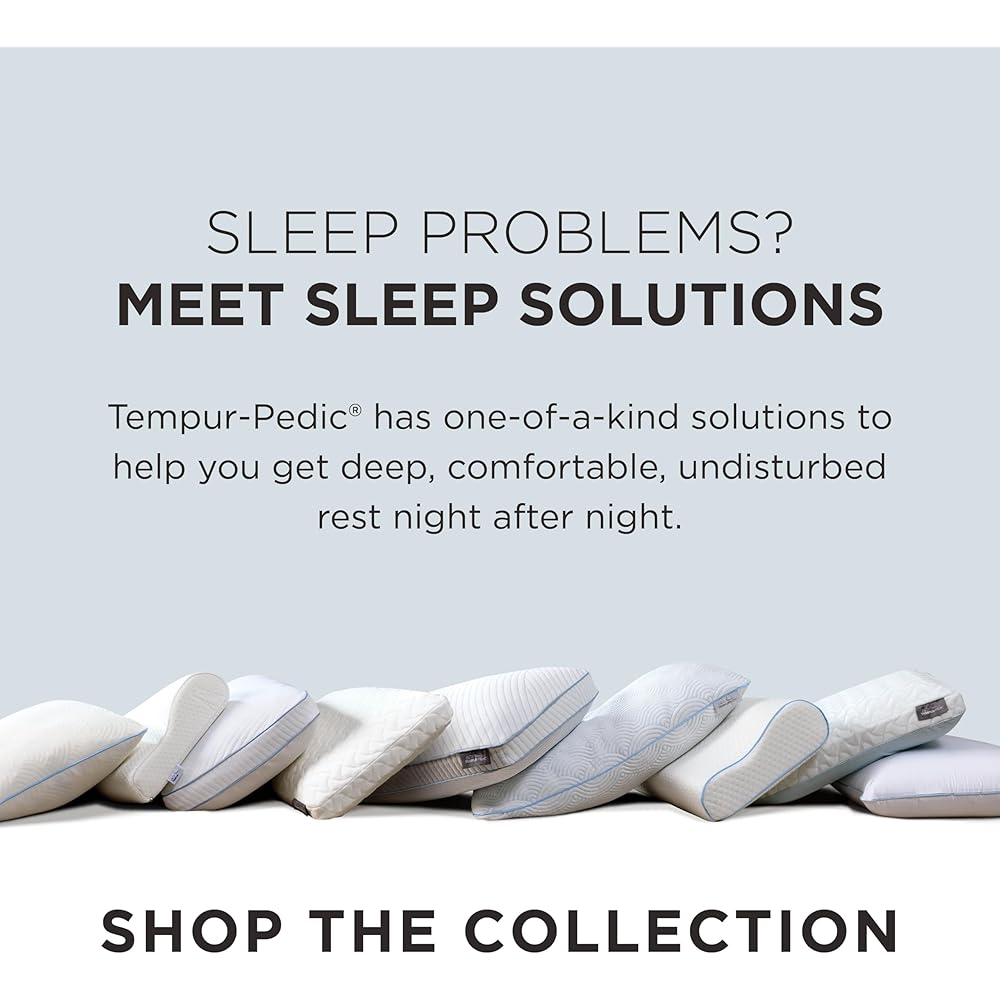 Tempur-Pedic TEMPUR-Cloud Dual Cooling Pillow, Queen, White : Home & Kitchen