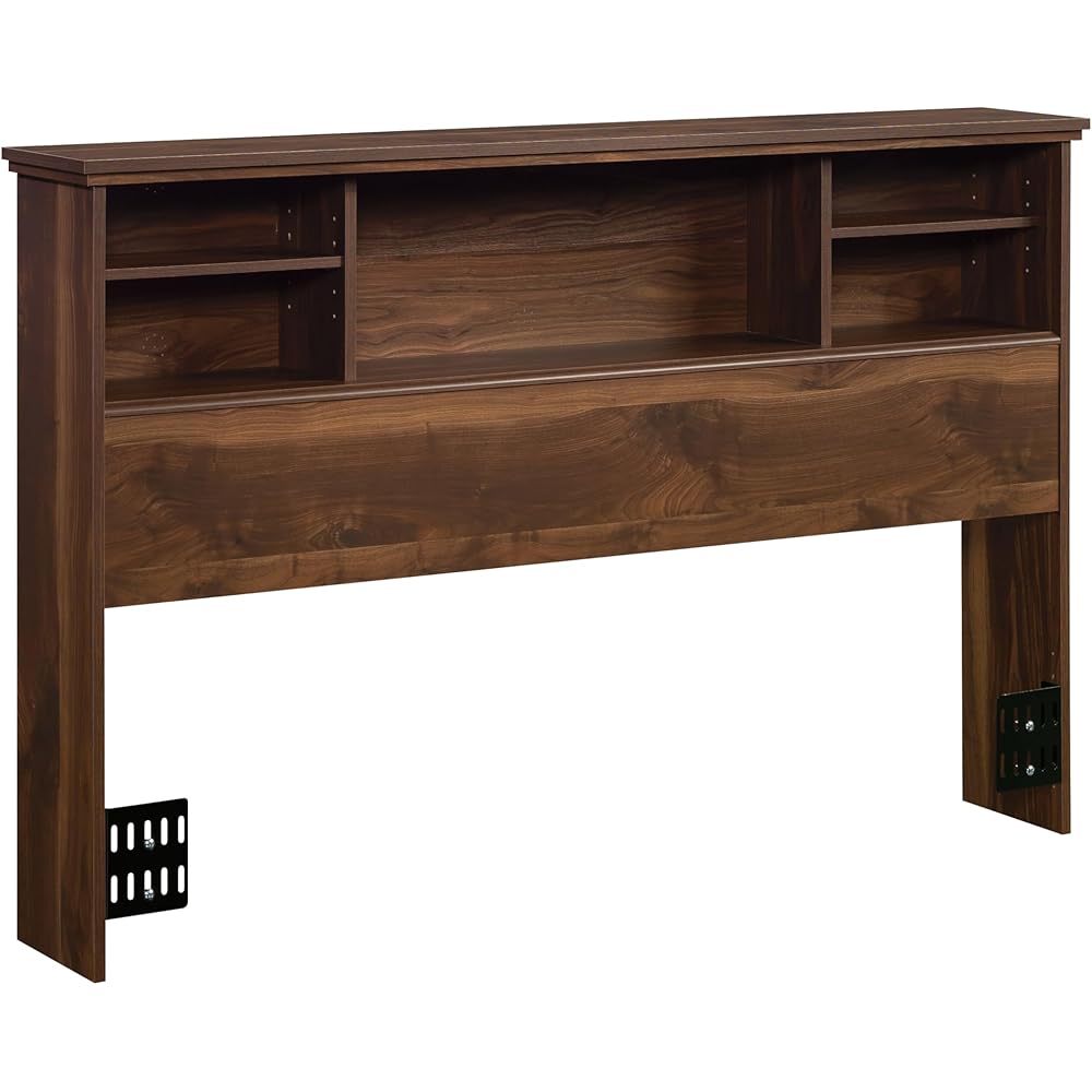 - Sauder River Ranch Full/Queen Bookcase Headboard, in Grand Walnut Finish