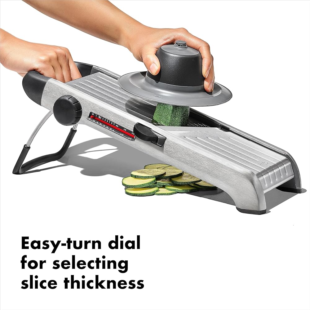OXO SteeL Chef's Mandoline Slicer 2.0 : Home & Kitchen