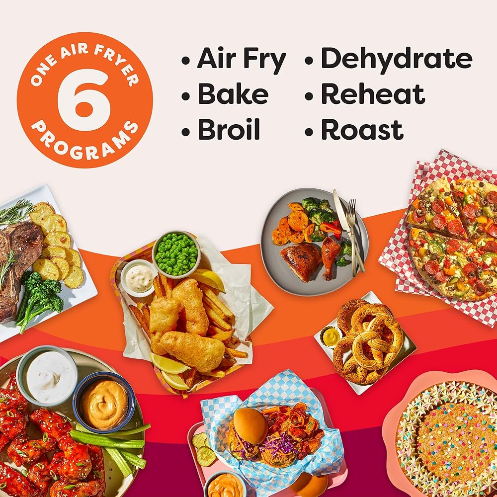 Instant Pot Vortex Plus 4QT Air Fryer, Custom Program Options, 6-in-1 Functions Crisps, Broils, Roasts, Dehydrates, Bakes, Reheats, 100+ In-App Recipes, from the Makers of Instant Pot, Stainless Steel : Home & Kitchen