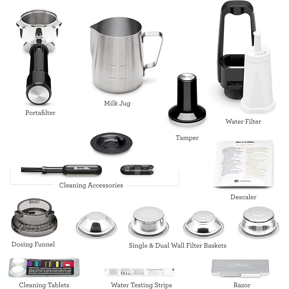 Breville Barista Touch Espresso Machine BES880BSS, Brushed Stainless Steel: Home & Kitchen