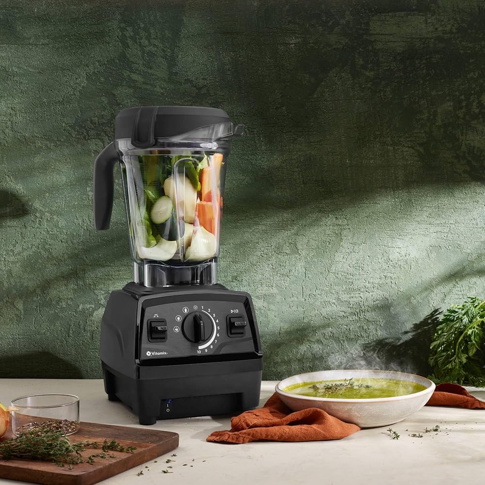 Vitamix Explorian Professional Grade Blender, 3 Presets: Smoothie, Frozen Dessert and Hot Soup, 64oz Pitcher, Black (Renewed Premium) : Everything Else