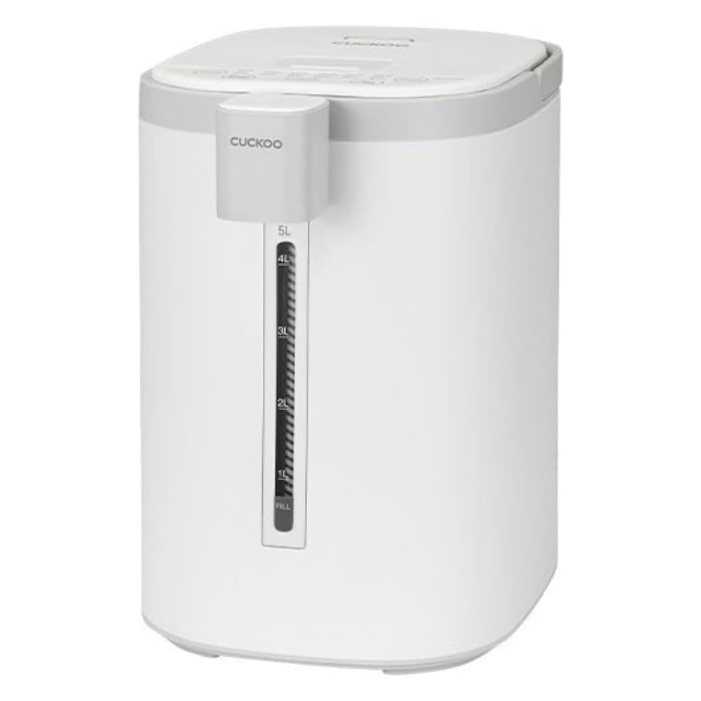 CUCKOO CWP-A501TW 5-Liter Hot Water Dispenser & Warmer with 4 Operating Modes, Chlorine Evaporation, Child Lock Function (White/Gray) : Home & Kitchen
