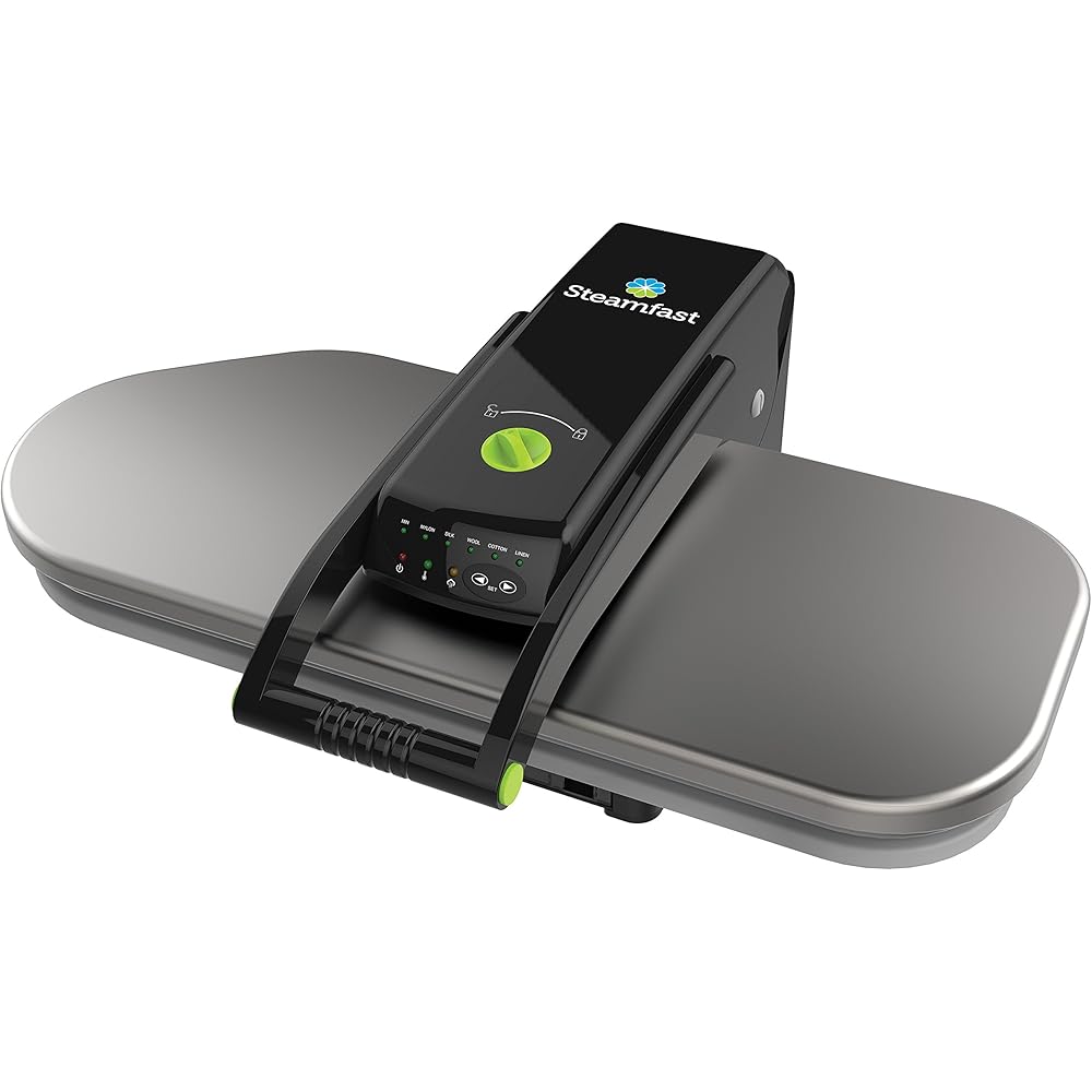 Steamfast SF-680 Digital Steam Press with Multiple Fabric Settings and Steam Burst Function,Stainless/Black : Home & Kitchen