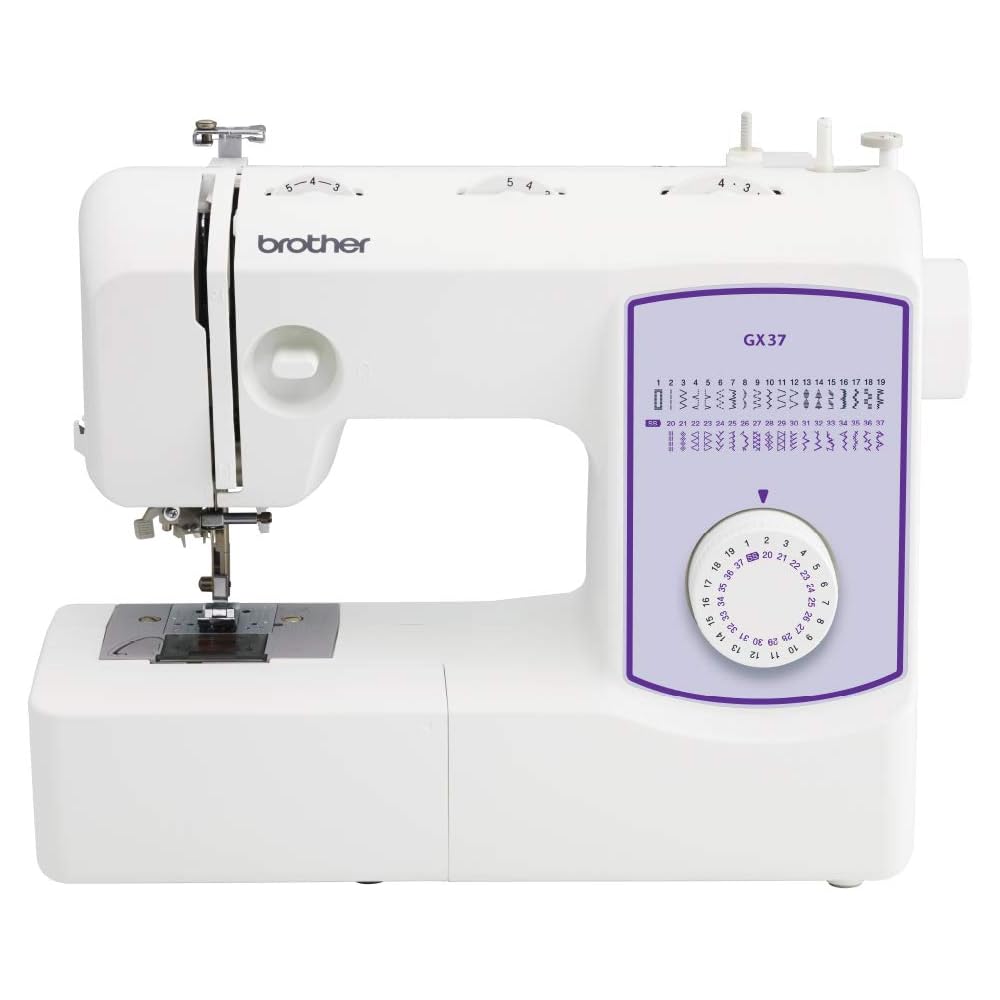 Brother Sewing Machine, GX37, 37 Built-in Stitches, 6 Included Sewing Feet