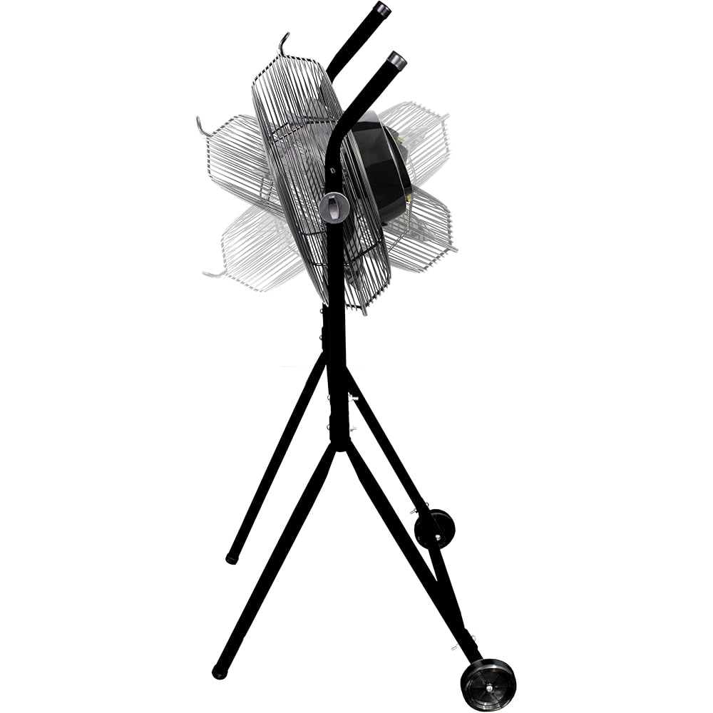 Air King 9219 18-Inch Industrial Grade High Velocity Roll-About Stand with Fan,Black : Home & Kitchen