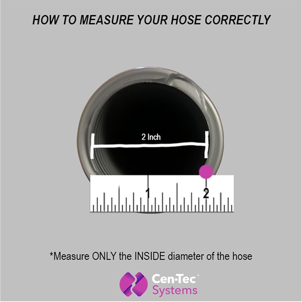 50 Ft. Commercial Grade Vacuum Hose with 2 Inch Diameter : Industrial & Scientific