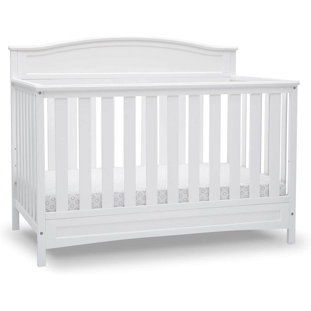 Delta Children Emery 4-in-1 Convertible Baby Crib - Greenguard Gold Certified, White : Baby