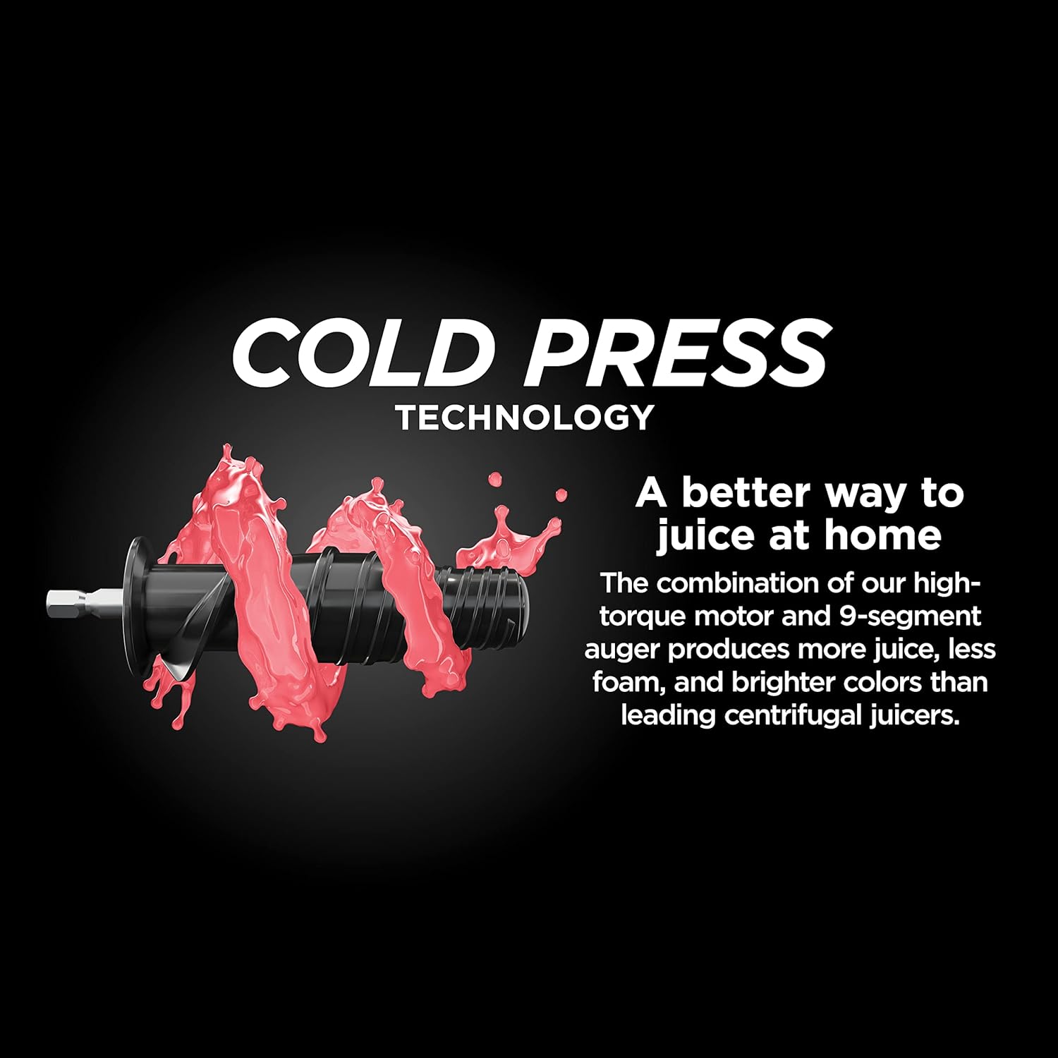 Ninja NeverClog Cold Press Juicer, Powerful Slow Juicer with Total Pulp Control, Countertop, Electric, 2 Pulp Functions, Dishwasher Safe, 2nd Generation, Charcoal, JC151 : Industrial & Scientific