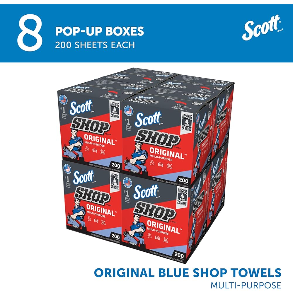 Scott Shop Original Blue Towels (75190), 9