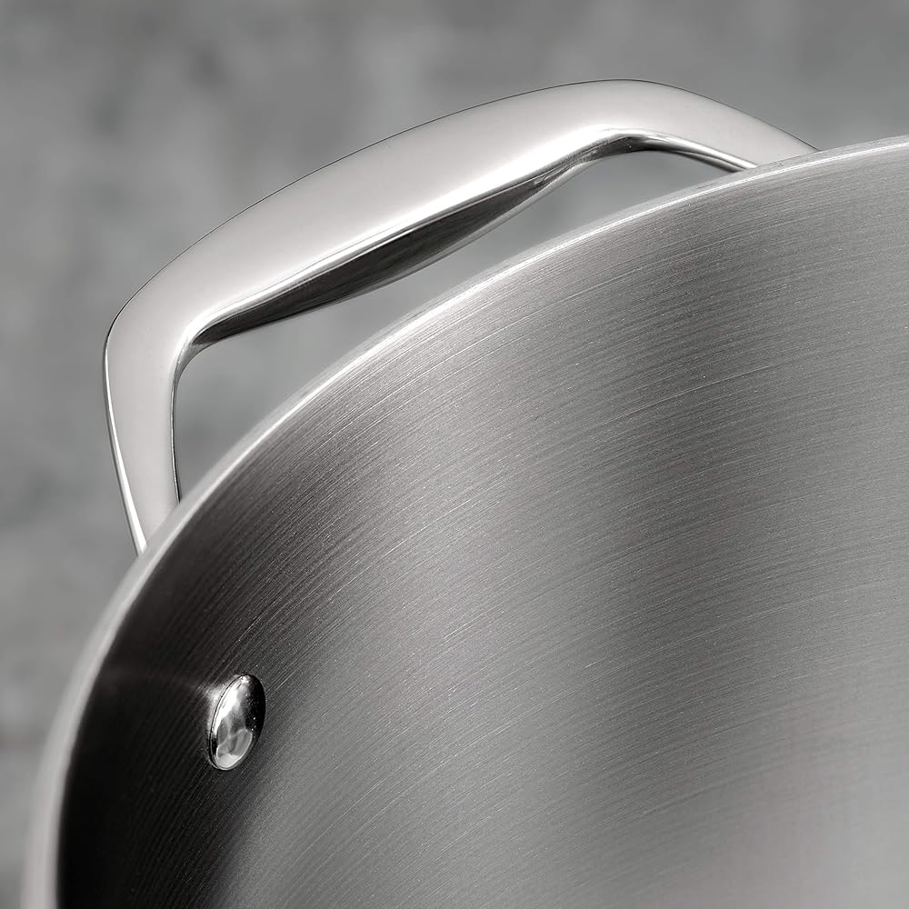 Tramontina Signature Tri-Ply Clad Stainless Steel 12-Piece Cookware Set with Lids, Pots and Pans Kitchen Set, Induction-Ready, Dishwasher-Safe, NSF-Certified, Made in Brazil: Home & Kitchen