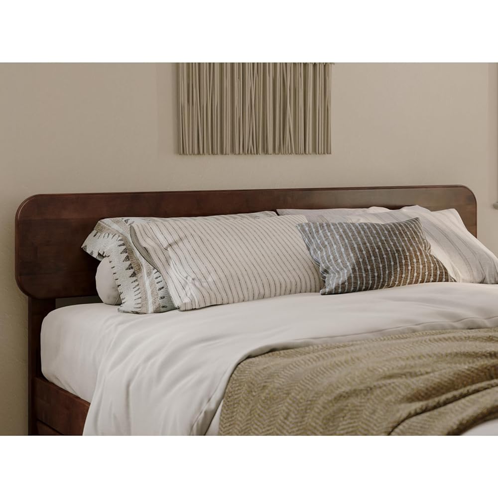 - AFI, Florence Queen Solid Wood Headboard, Walnut