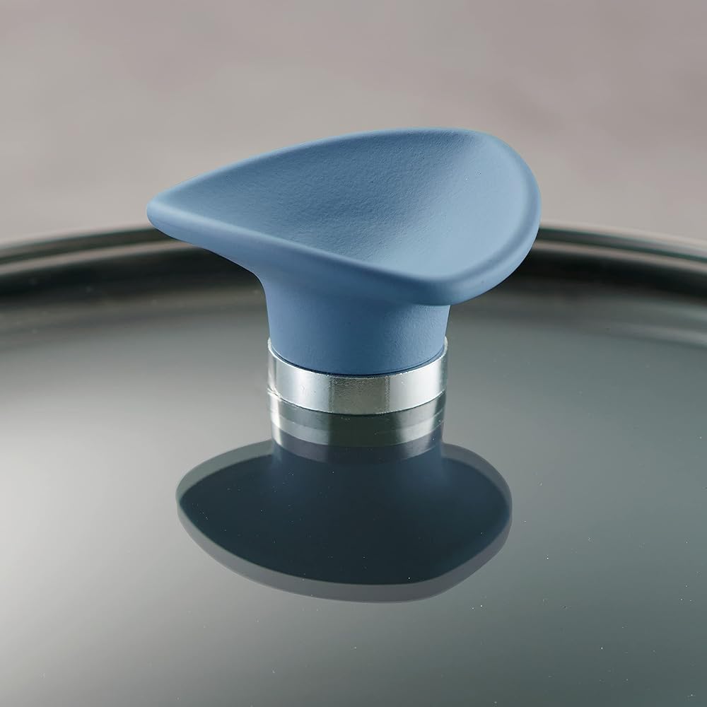 Tramontina Solara 14-Piece Ceramic Non Stick Cookware Set with Lids, Heavy-Gauge Aluminum Pots and Pans Kitchen Set with Nonstick Coating, Dishwasher and Oven Safe (Blue): Home & Kitchen